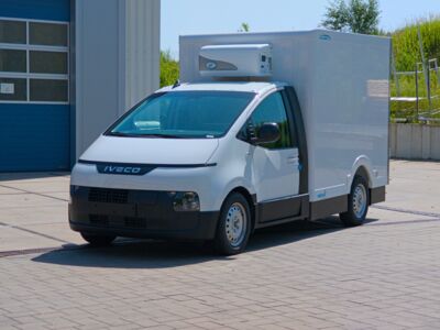 Vollelektrischer Kühltransporter für emissionsfreien Verteilerverkehr