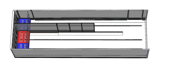 Rollcontainer Beladungsschema