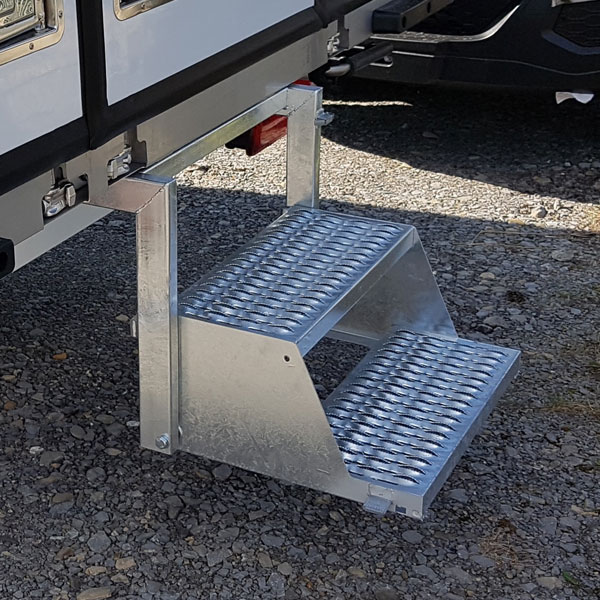 Trittleiter klappbar, zweistufig - 33.3722.13B